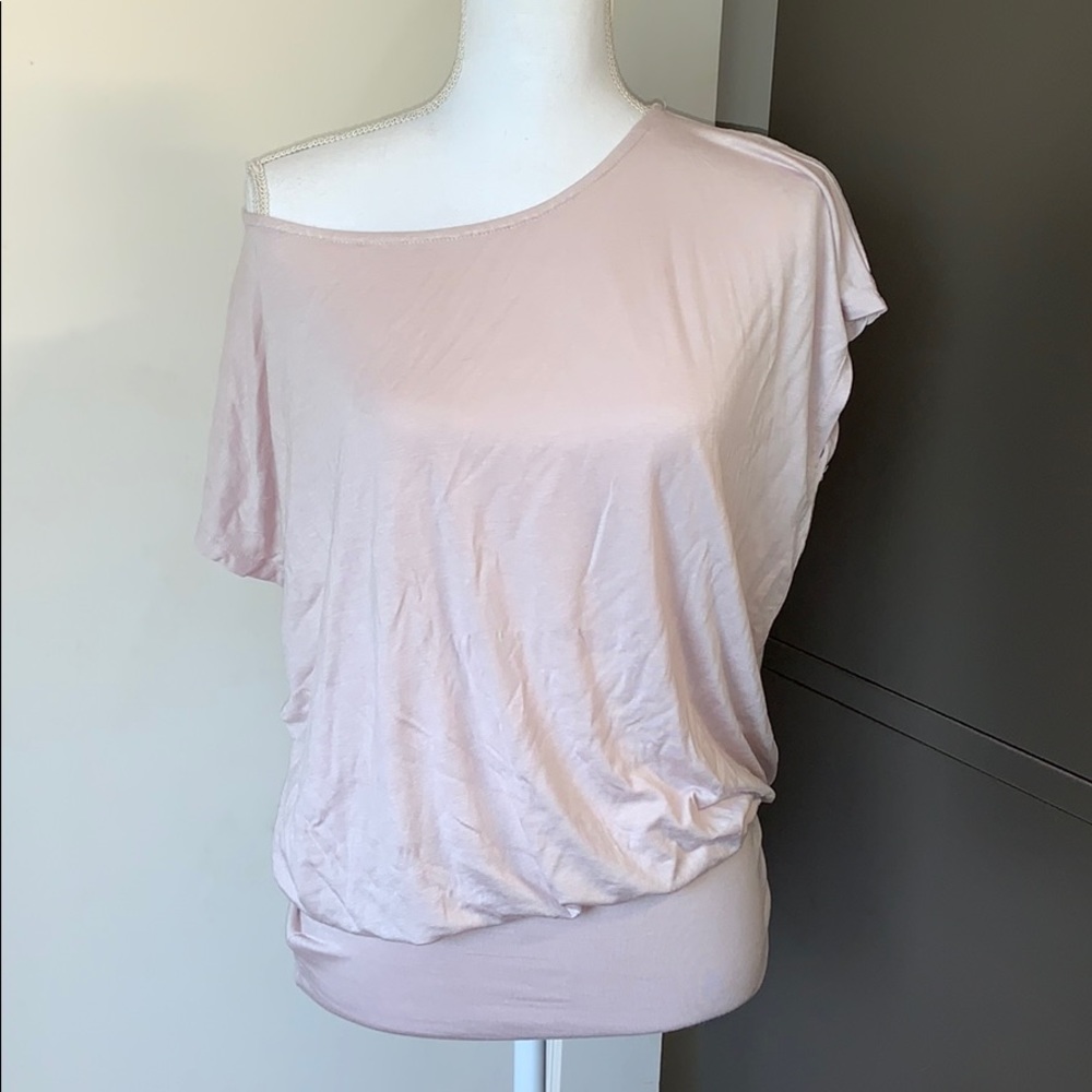 NWT H by Bordeaux Banded Bottom Top